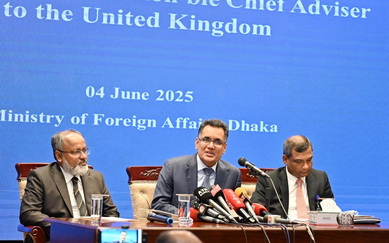 Acting Foreign Secretary Ruhul Alam Siddique spoke at a curtain-raiser briefing at the foreign ministry this afternoon. Photo: MoFA