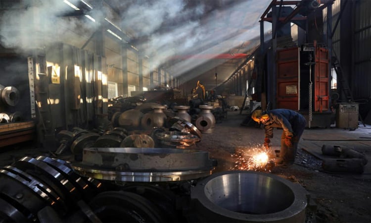 China exports slow as trade war takes toll